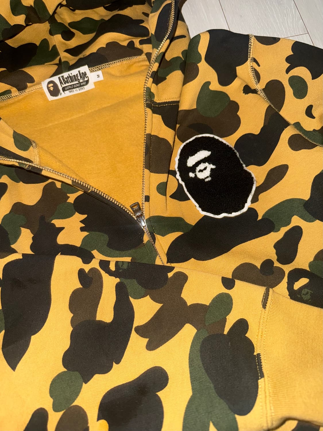 Bape 베이프 후드집업 황계 M 상품이미지4