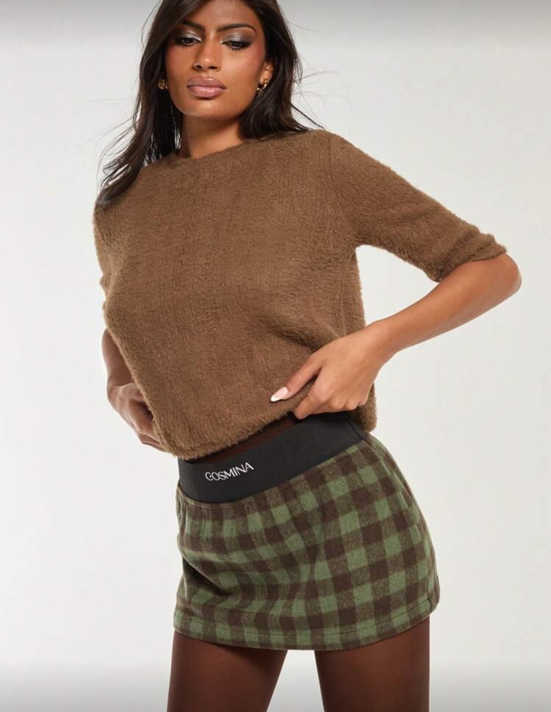 체크 스커트  상품이미지1