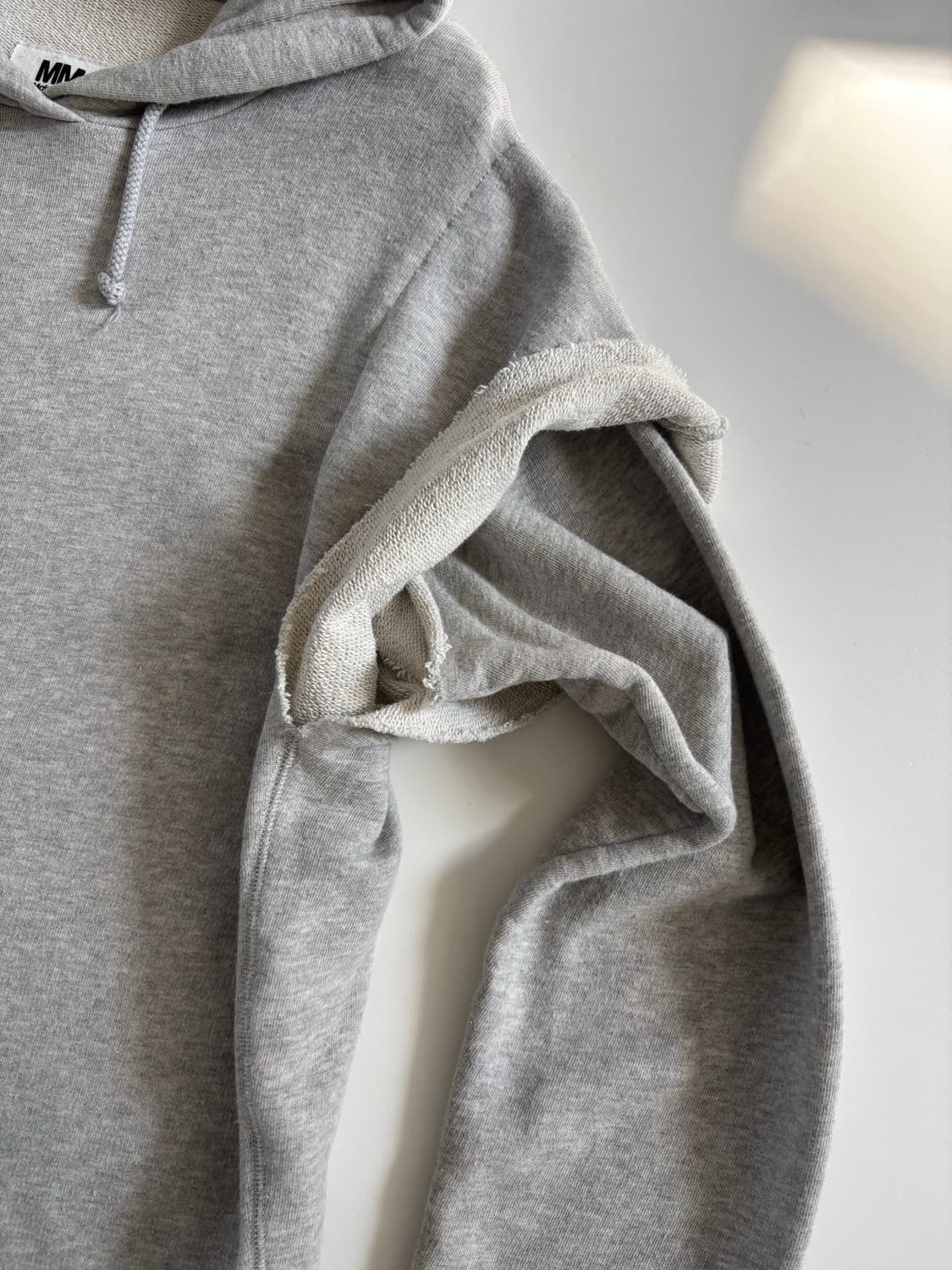 MM6 그레이 레이어드 후드티 상품이미지8