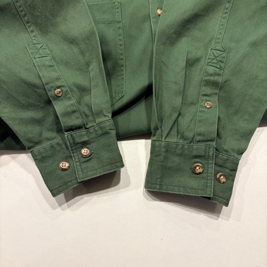 [L] 칼하트 포켓 셔츠 그린 긴팔 남방 D827 상품이미지6