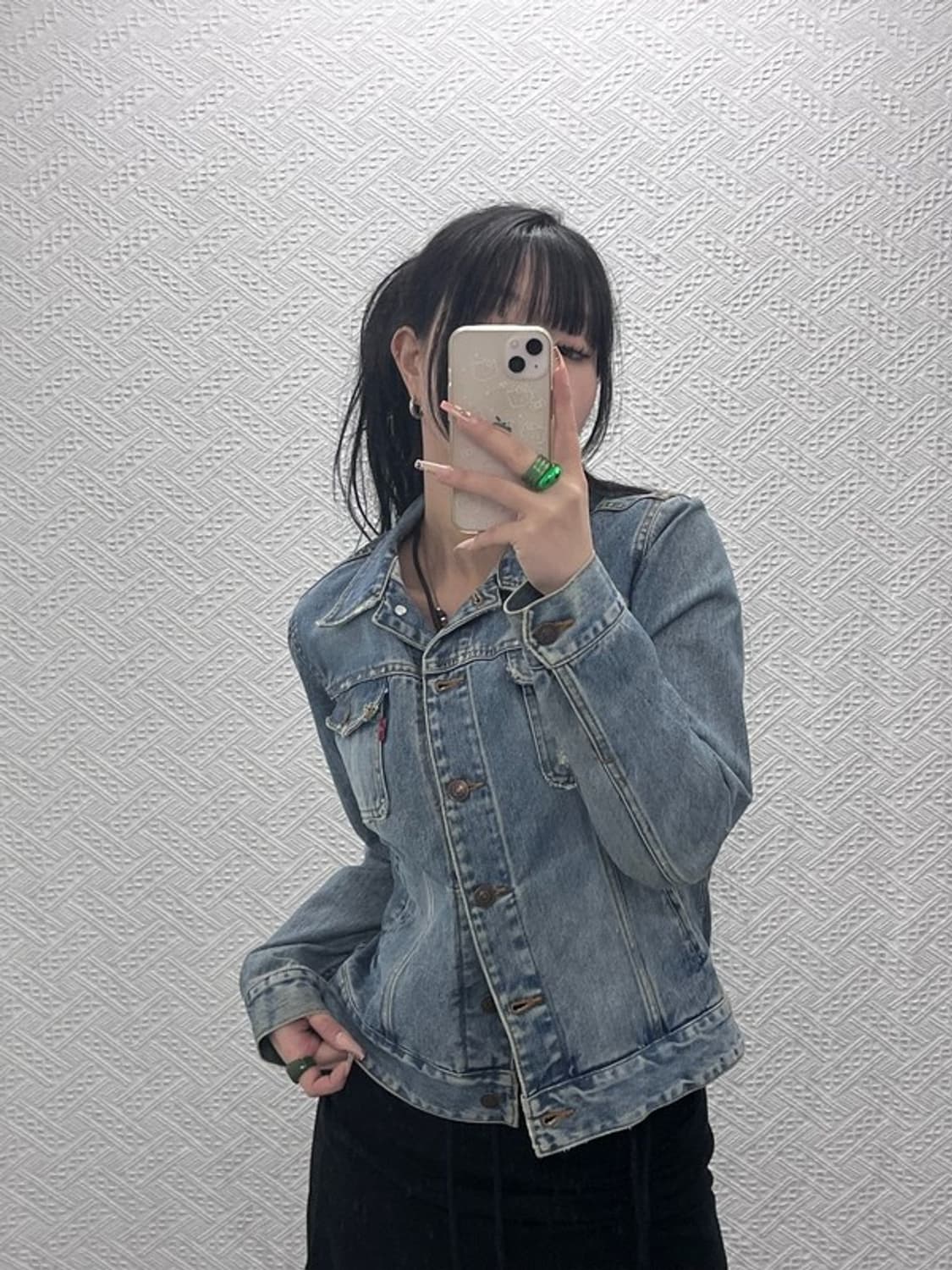 리바이스 7850K 빈티지 워싱 트러커 데님 자켓 95 C08286 상품이미지1