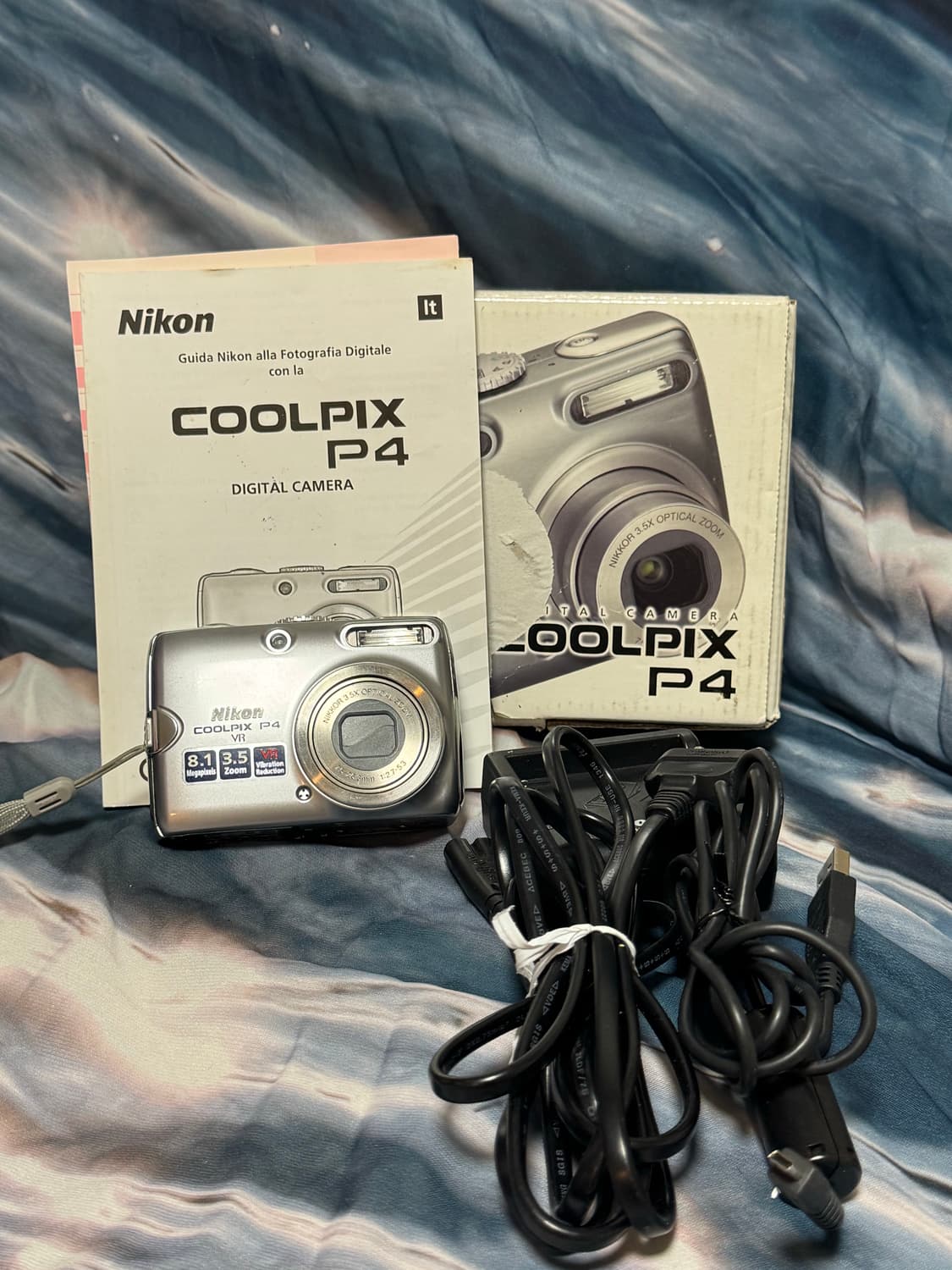 작례⭕️) 니콘 쿨픽스 coolpix p4 카메라🍼🤍/박스셋💕✨ 상품이미지1