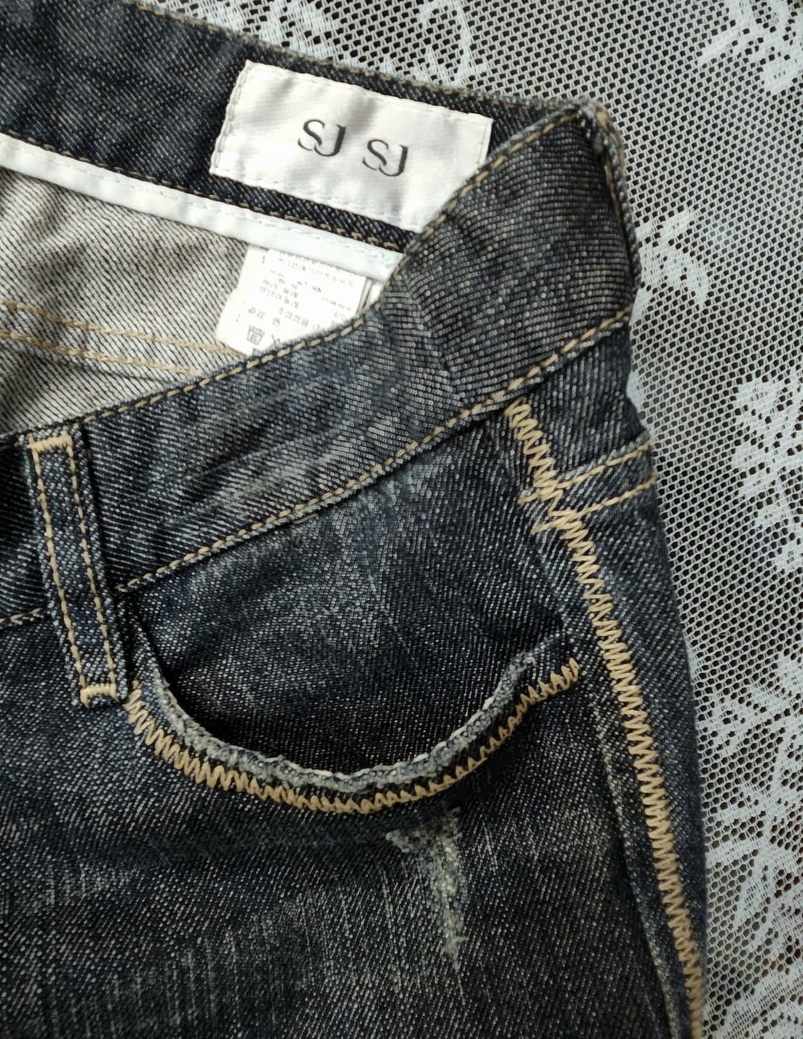 한섬SJSJ 다크워싱 부츠컷청바지29 상품이미지6