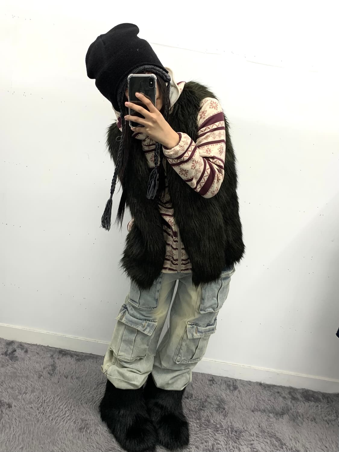 멀티 포켓 y2k 데님 팬츠 상품이미지4