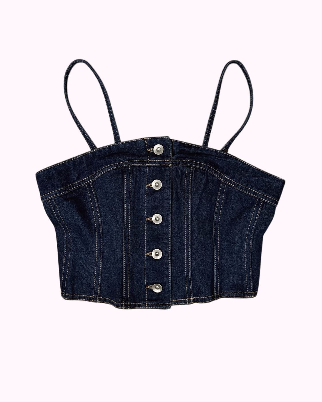 FREE'S MART denim 2way tube top 상품이미지2