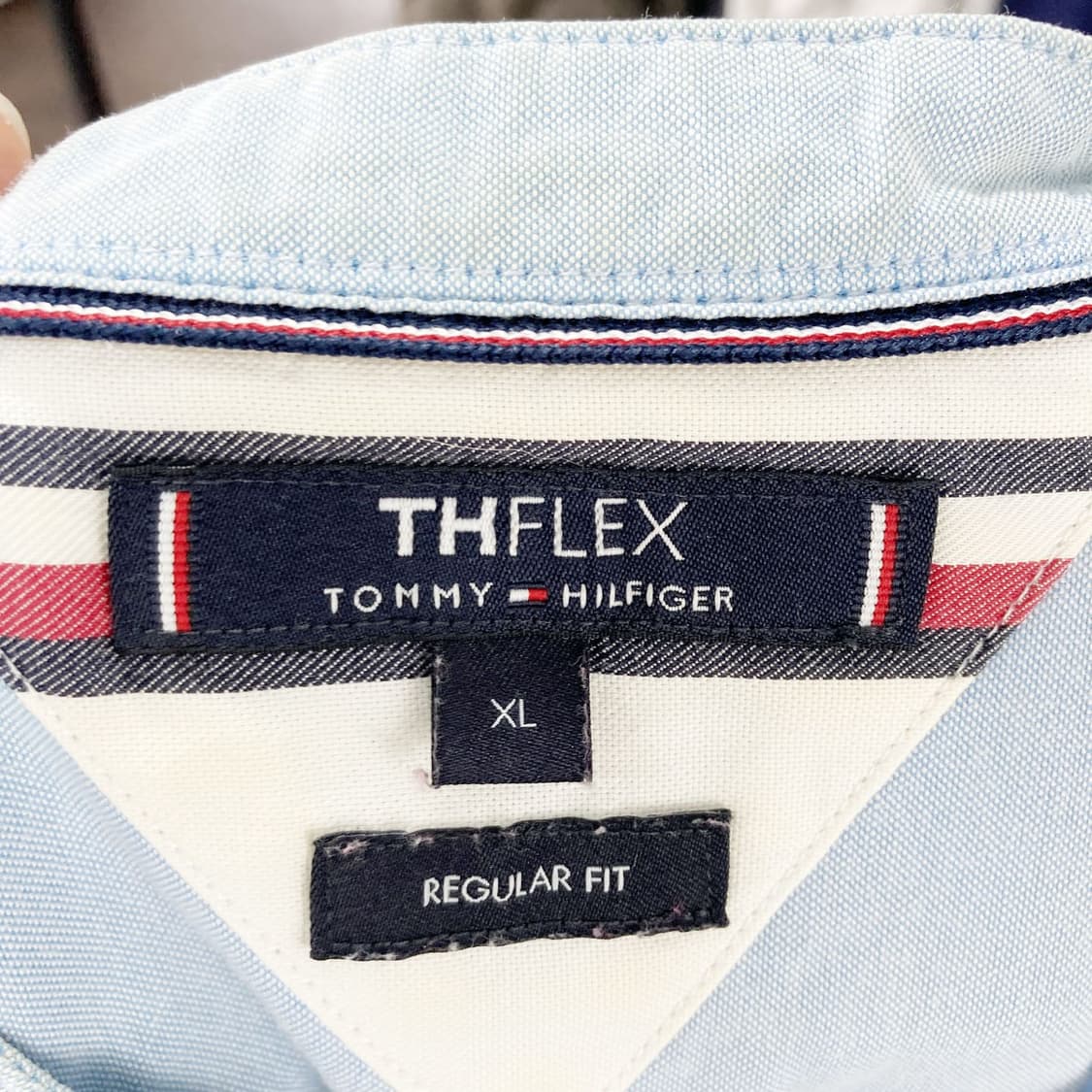 타미힐피거 THFLEX 레귤러핏 셔츠 XL  상품이미지4