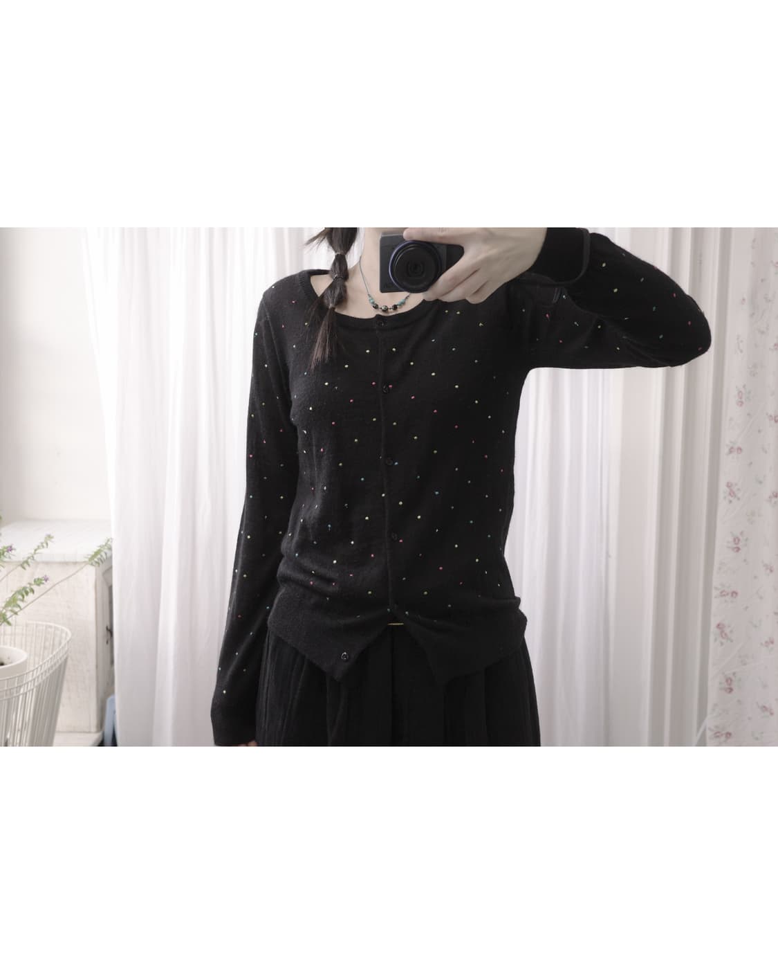 Retro girl dot cardigan 상품이미지6