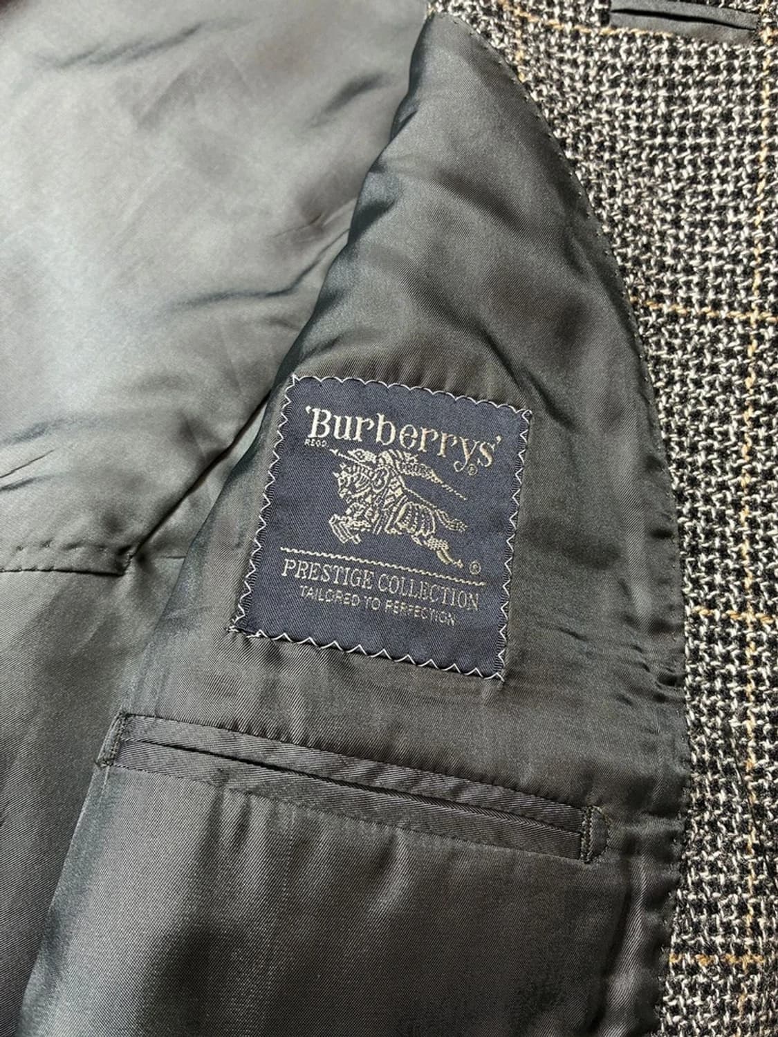 버버리 00's 재팬 울 짜임 블레이저 자켓 PN7177 상품이미지8