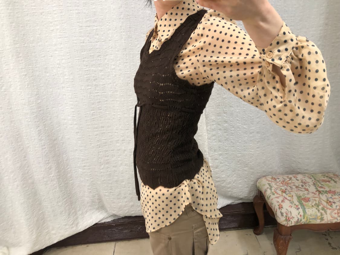 deep mocha knit sleeveless 상품이미지2