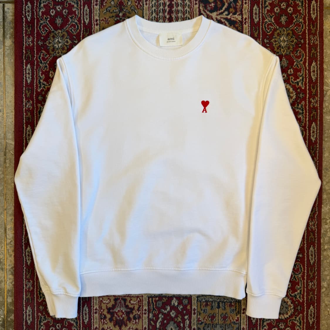 아미 스몰 하트 로고 스웻셔츠 맨투맨 [ 105 ] 상품이미지1