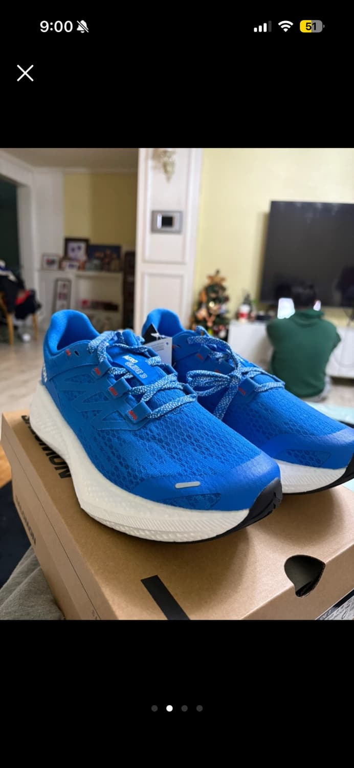 살로몬 에어로 글라이드 2 블루 런닝화 260 상품이미지2