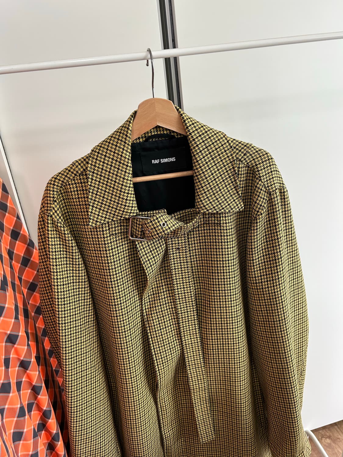 라프시몬스 옐로우 하운드투스 초커 코트 상품이미지2