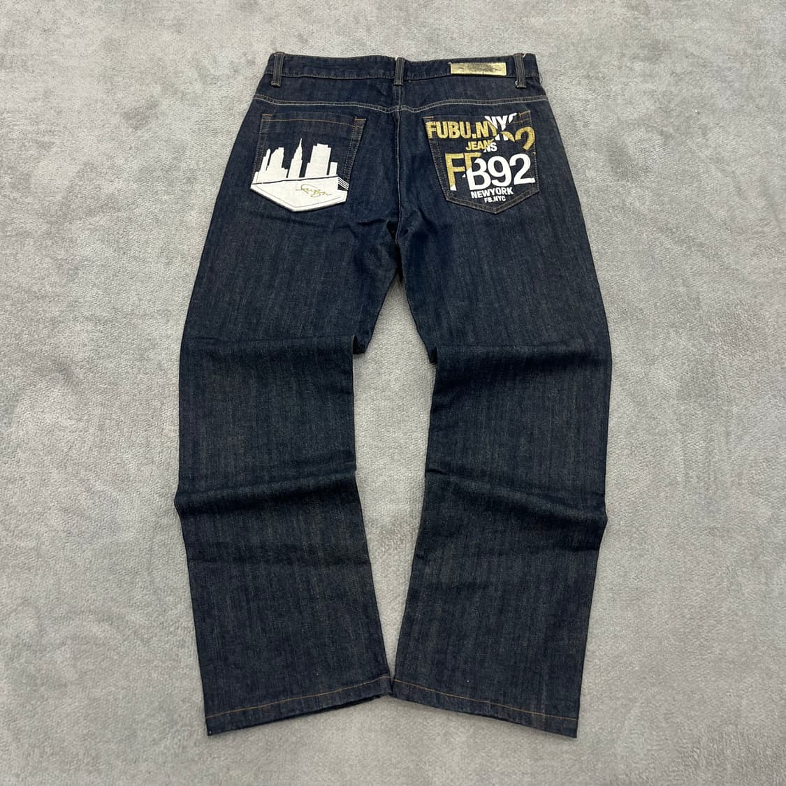 후부 올드스쿨 힙합 데님팬츠 상품이미지5