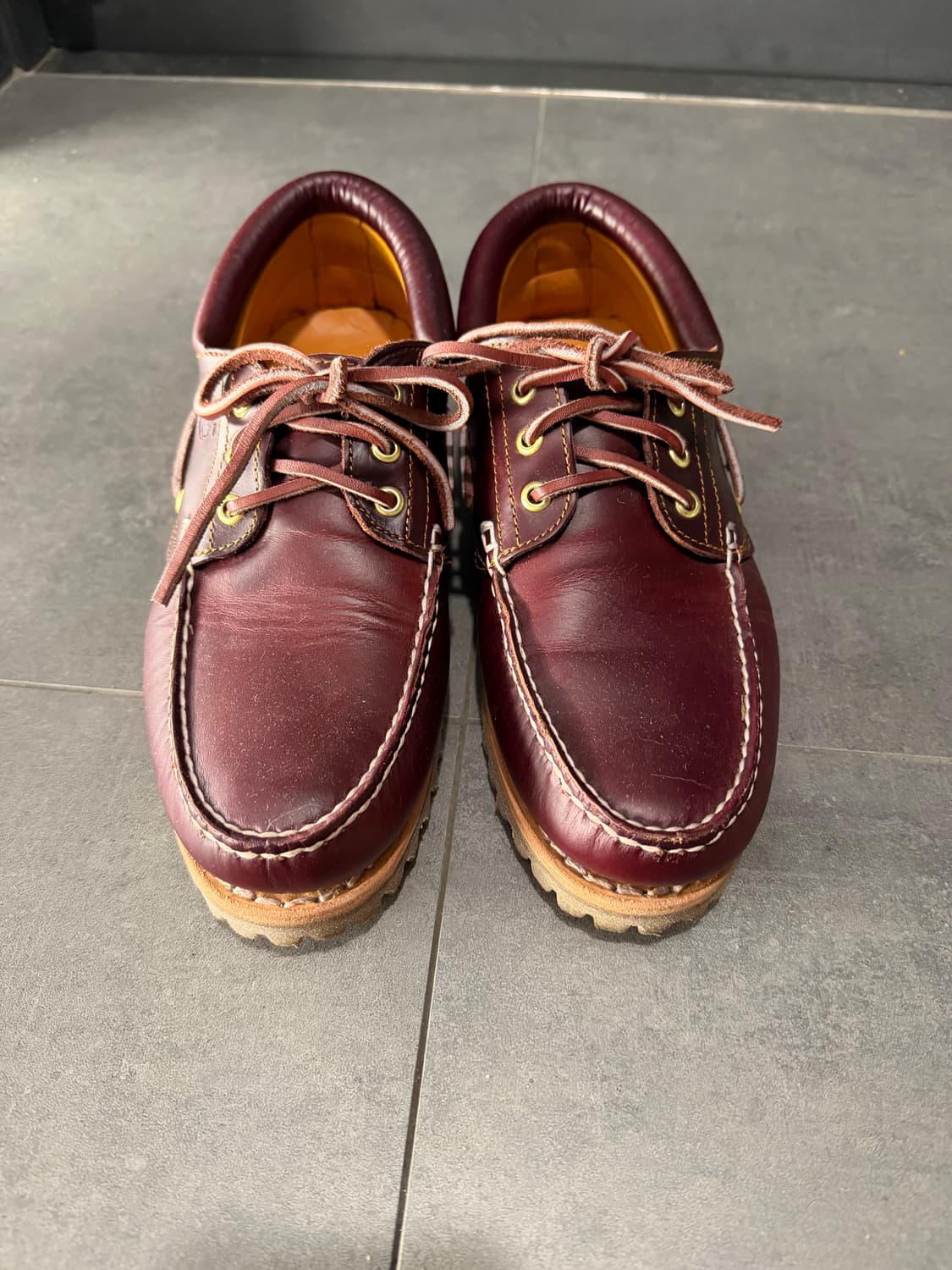 팀버랜드 보트슈즈 버건디 상품이미지1