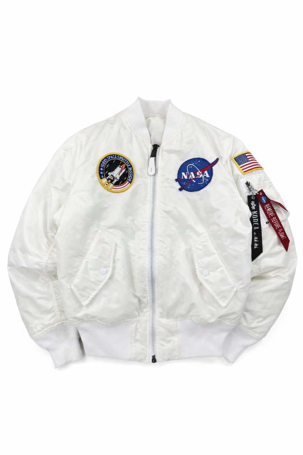 알파인더스트리 NASA MA-1 화이트 항공점퍼 상품이미지1