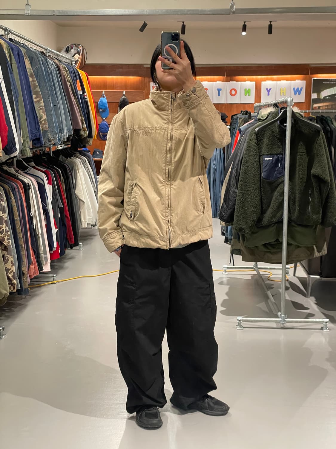 빈티지 블루종 플리스 자켓   상품이미지6