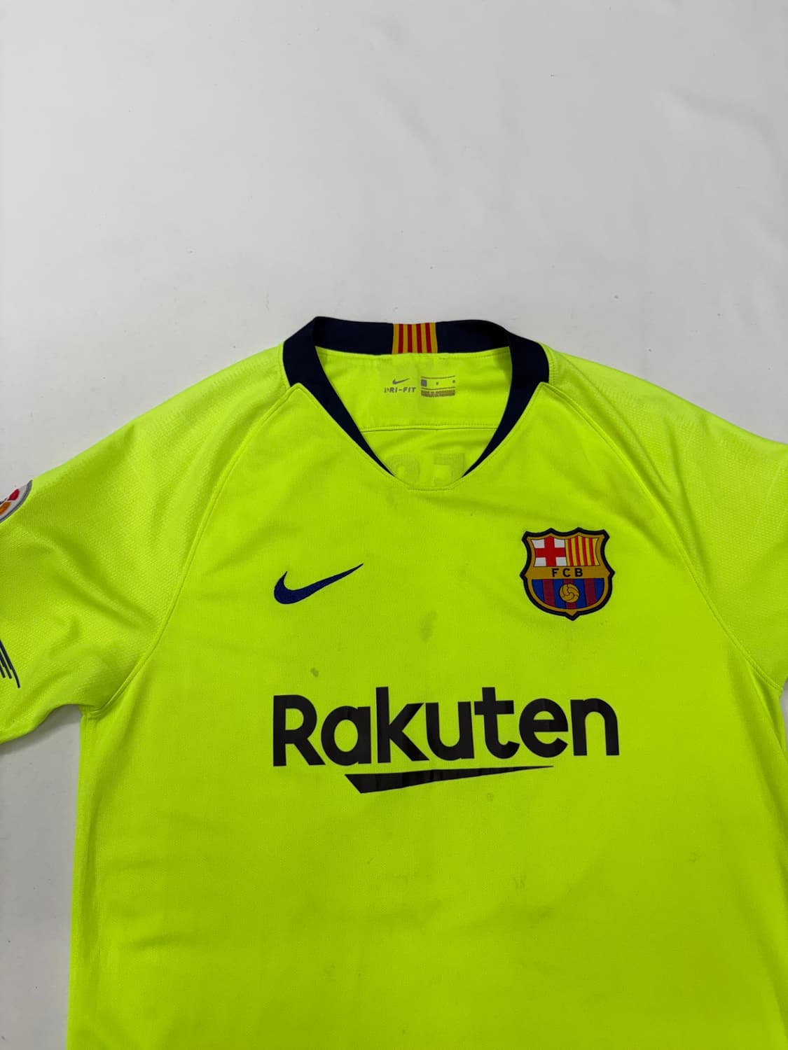 18 19 나이키 FC 바르셀로나 메시 어웨이 브레스 스타디움 축구 져지 상품이미지4