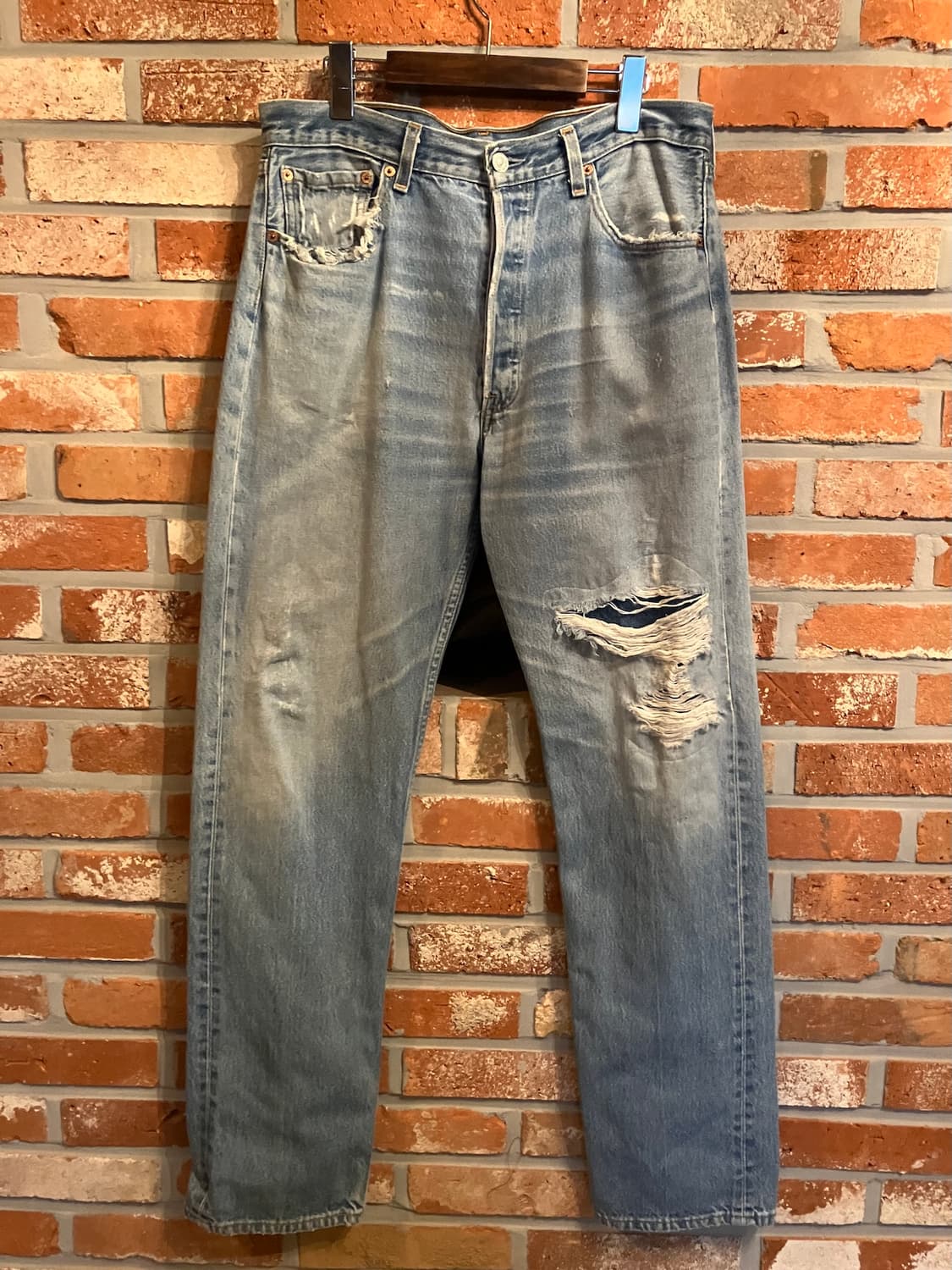 00s USA 빈티지 리바이스 501 데님 팬츠 상품이미지2