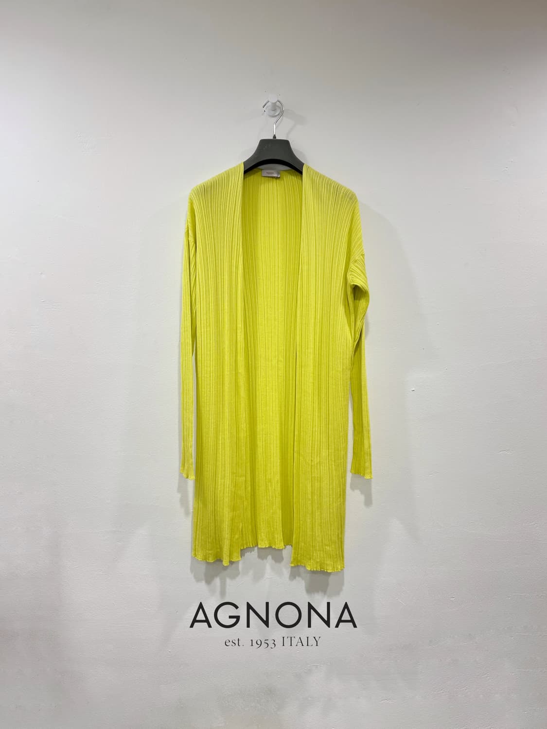 AGNONA 아뇨나 롱 코튼 실크 오픈 가디건 상품이미지1