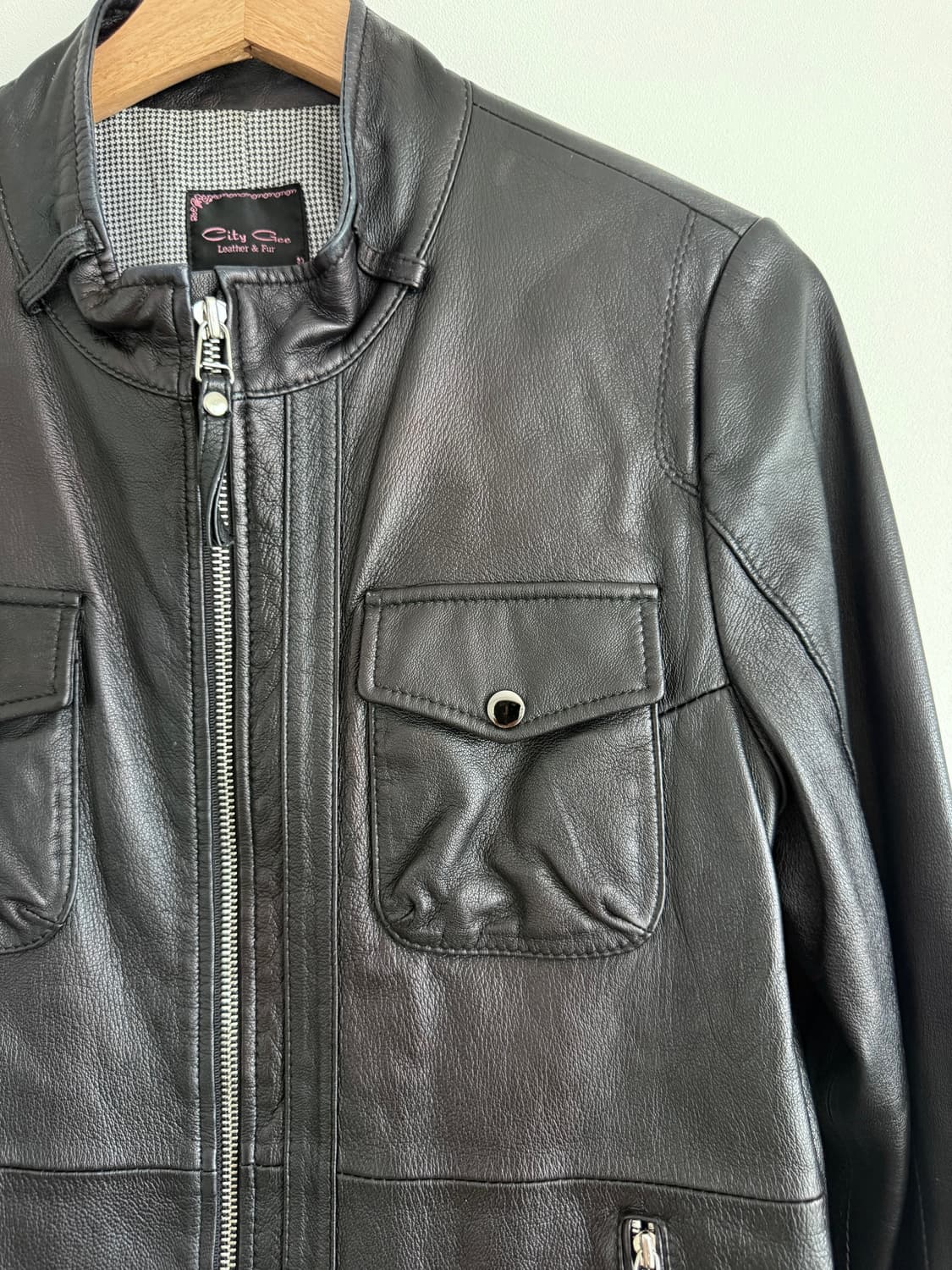 씨티지(City Gee) 램스킨 레더 자켓(LEATHER: ITALY) 상품이미지3