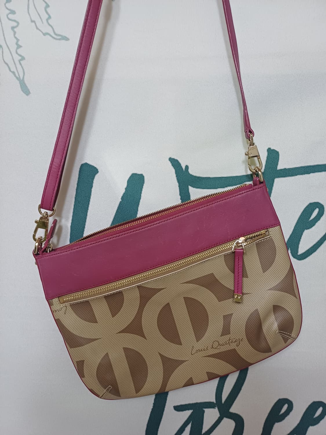 루이까또즈 핑크 크로스백 상품이미지7