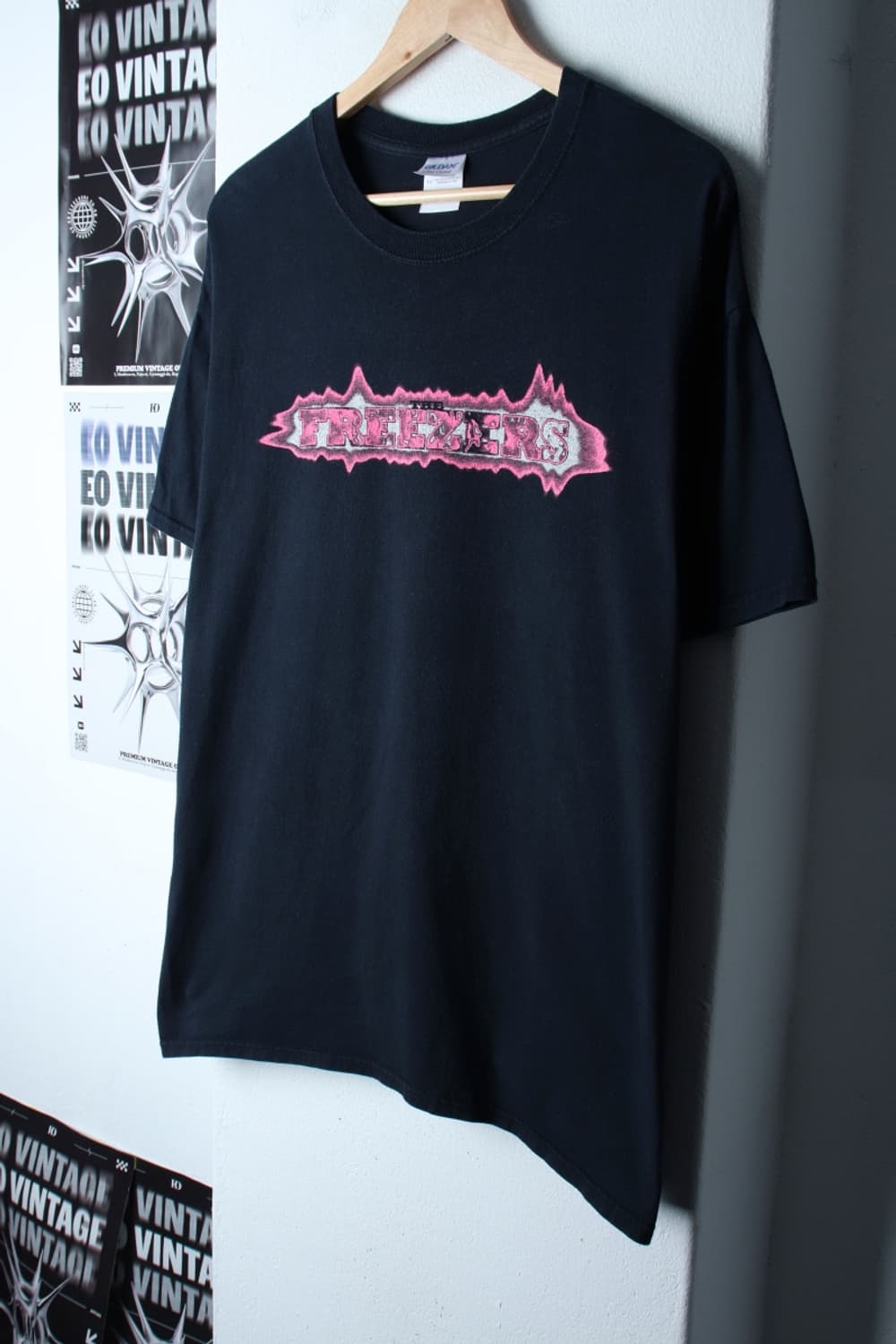 (XL-3XL) 길단 반팔 티셔츠 USA 빅사이즈 핑크-H31256 상품이미지1