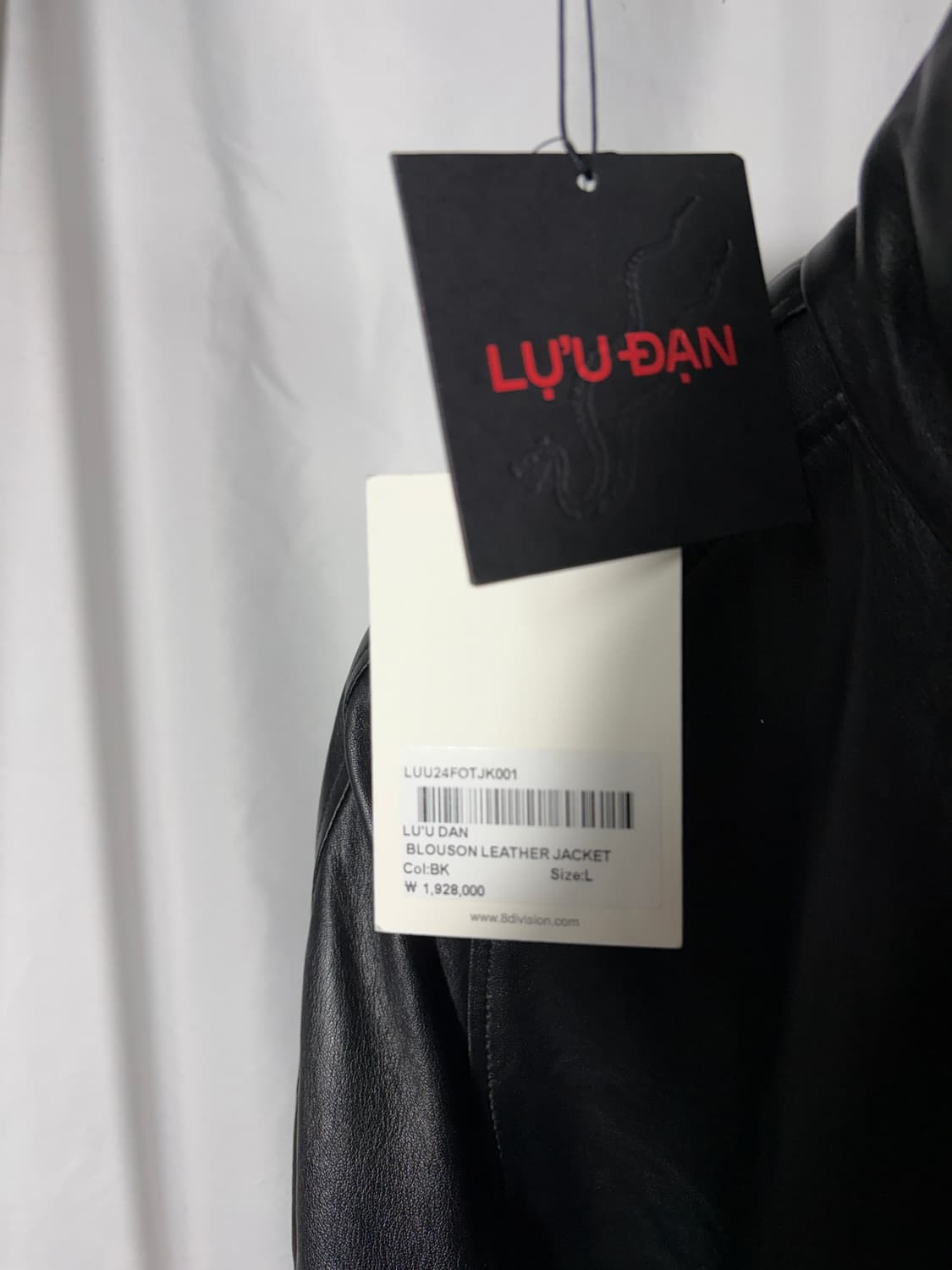 [L] 루단 레더 블루종 상품이미지3