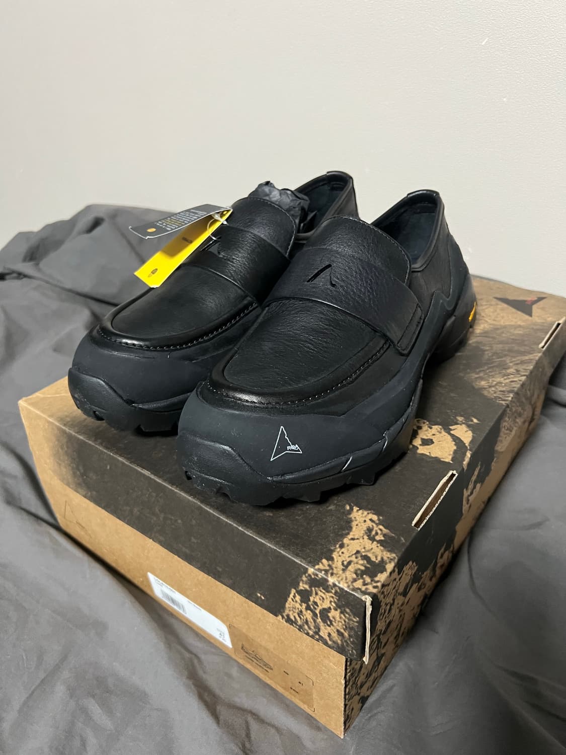 (41) 정가80 로아 로퍼 블랙 새상품 ROA LOAFER 상품이미지1