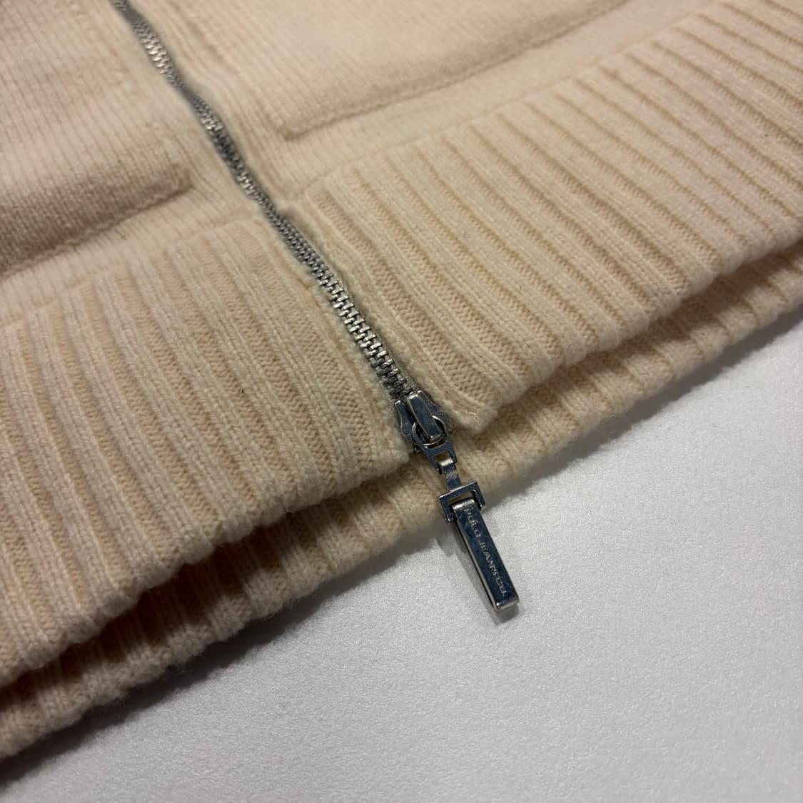 [XS] 폴로 진스 랄프로렌 램스울 투웨이 아이보리 니트 집업 C310 상품이미지7