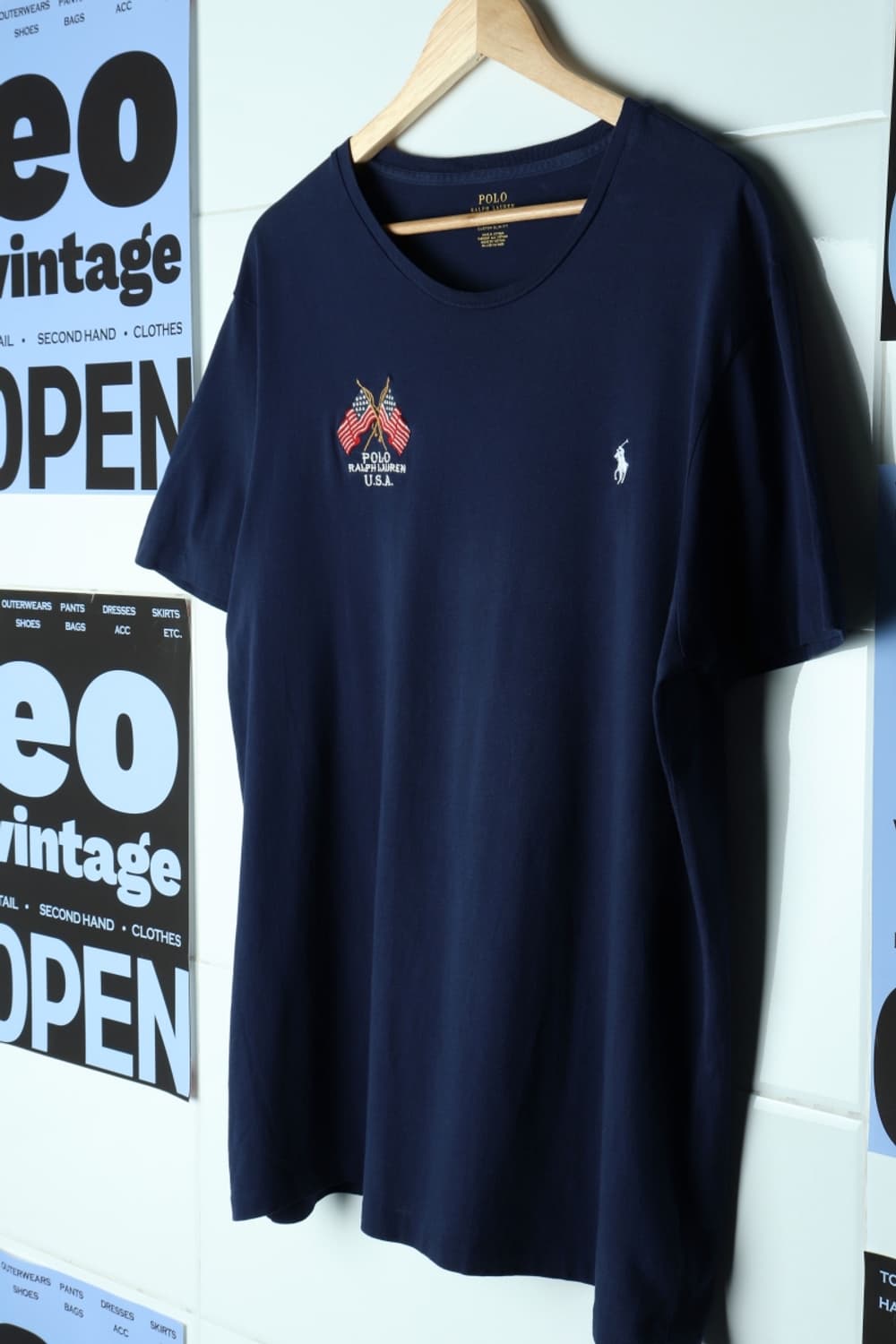 (XL-2XL) 폴로 랄프로렌 반팔 티셔츠 USA 성조기-H31851 상품이미지1