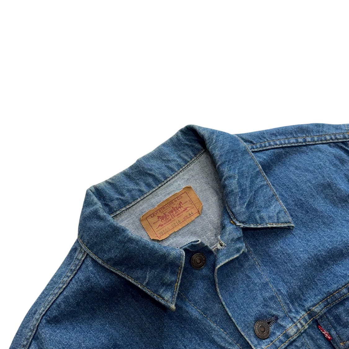 [105] 90's 리바이스 70506 0214 데님 트러커 자켓 상품이미지3