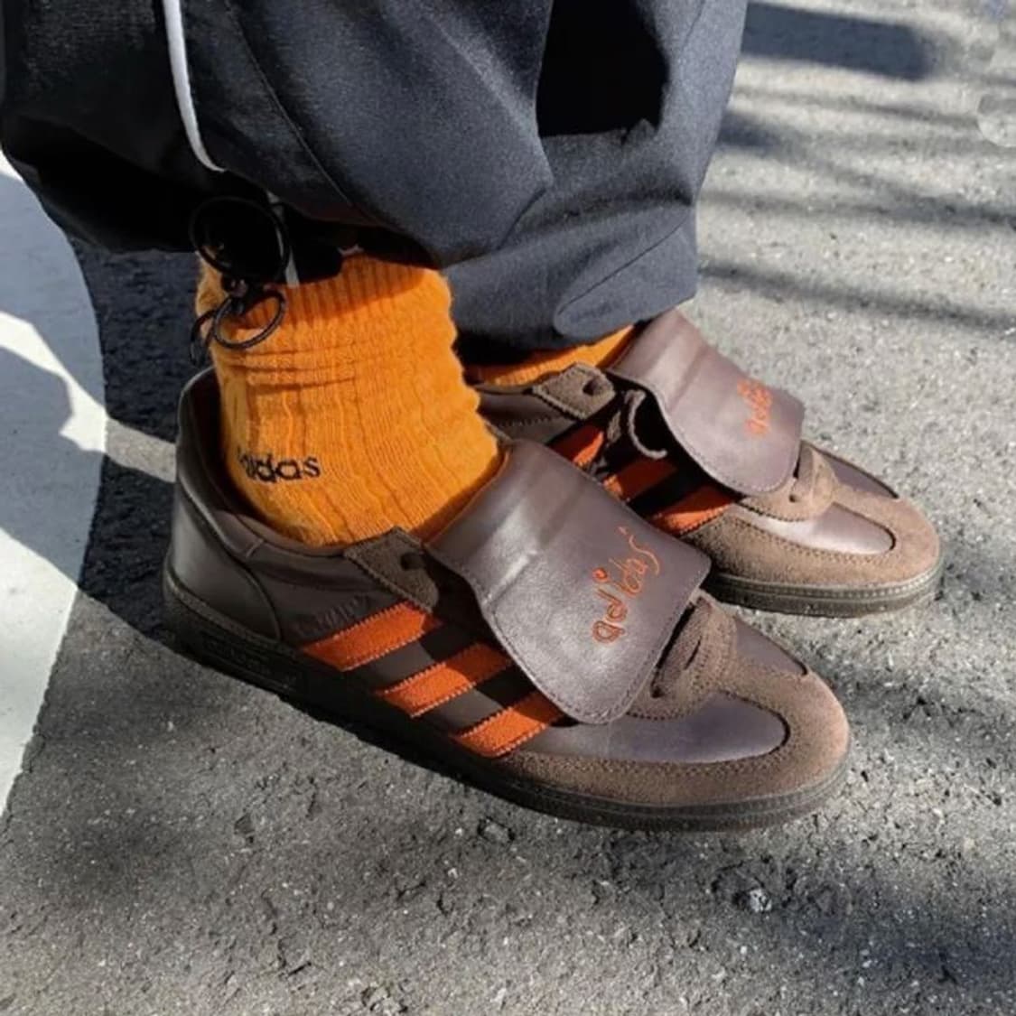 아디다스 스페지알 핸드볼 브라운 컬리지에이트 오렌지 230 상품이미지3