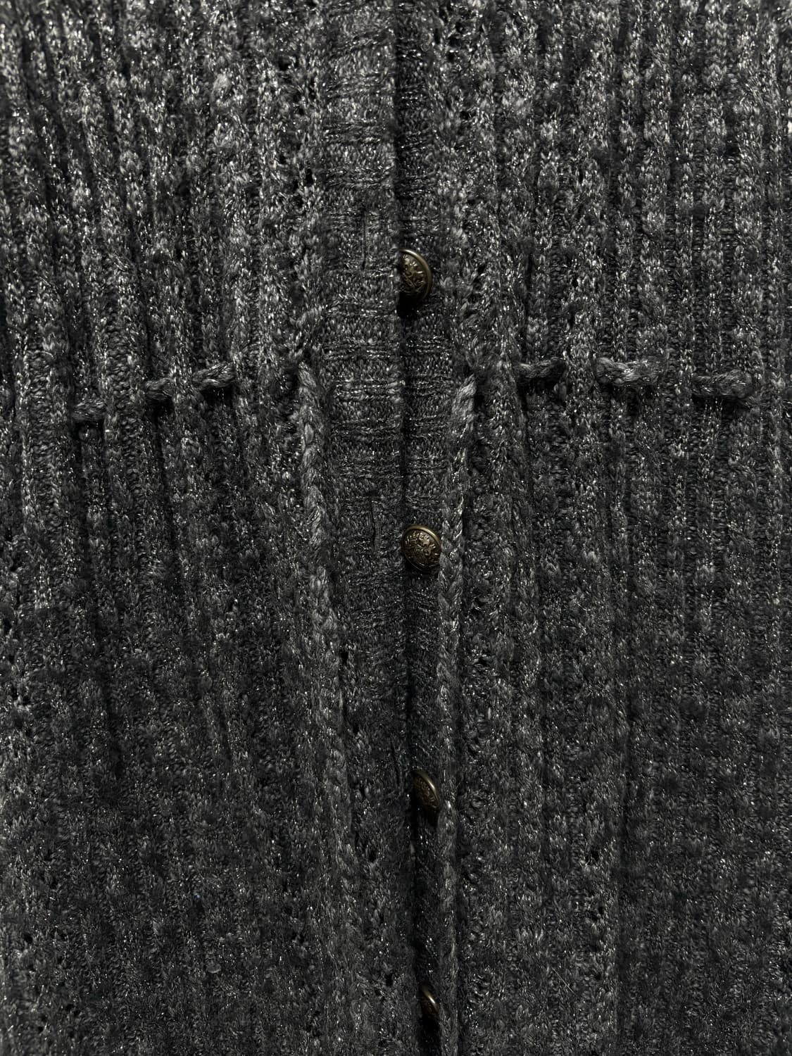 Grunge Fairy Long Hoodie Knit Cardigan 상품이미지7