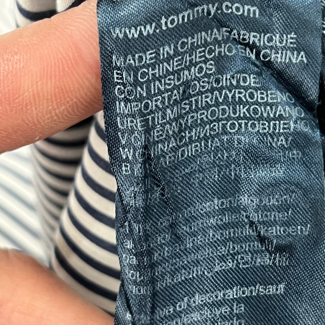 타미힐피거 스트라이프셔츠 s10680 상품이미지7