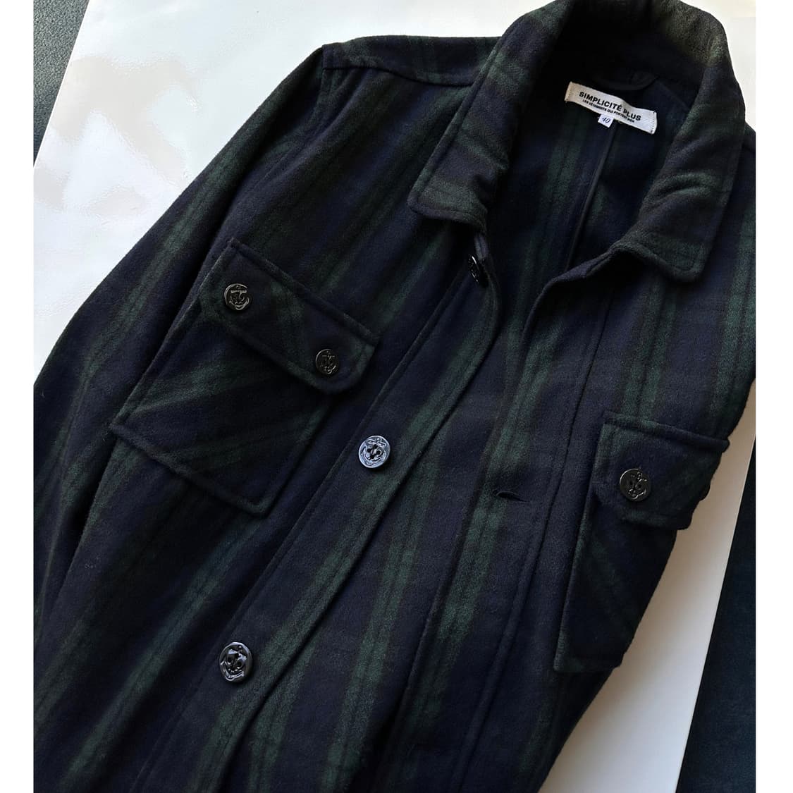 Patterned military shirket 상품이미지1