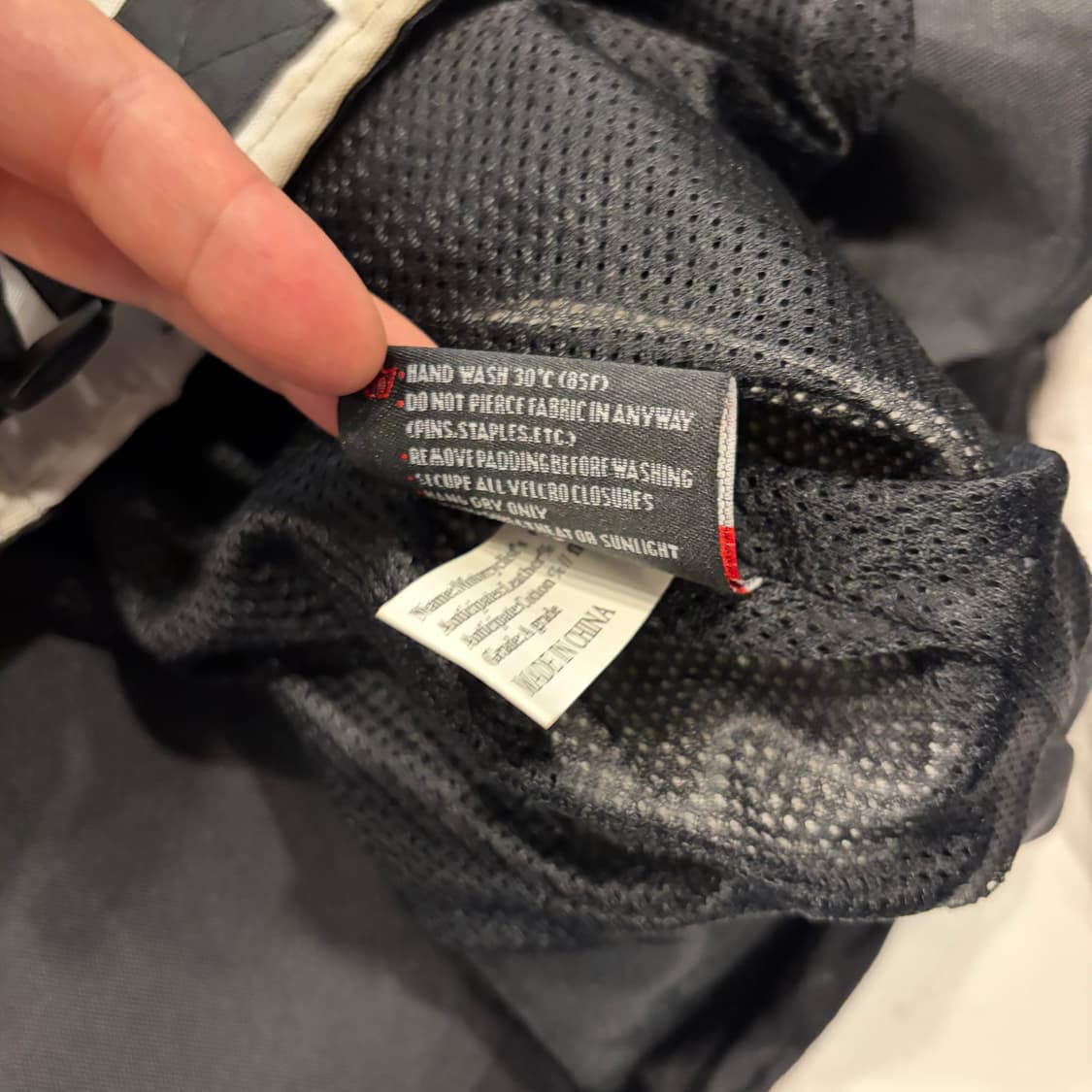 [XL] 알파인스타 매쉬 블랙/화이트 라이딩 자켓 D764 상품이미지9