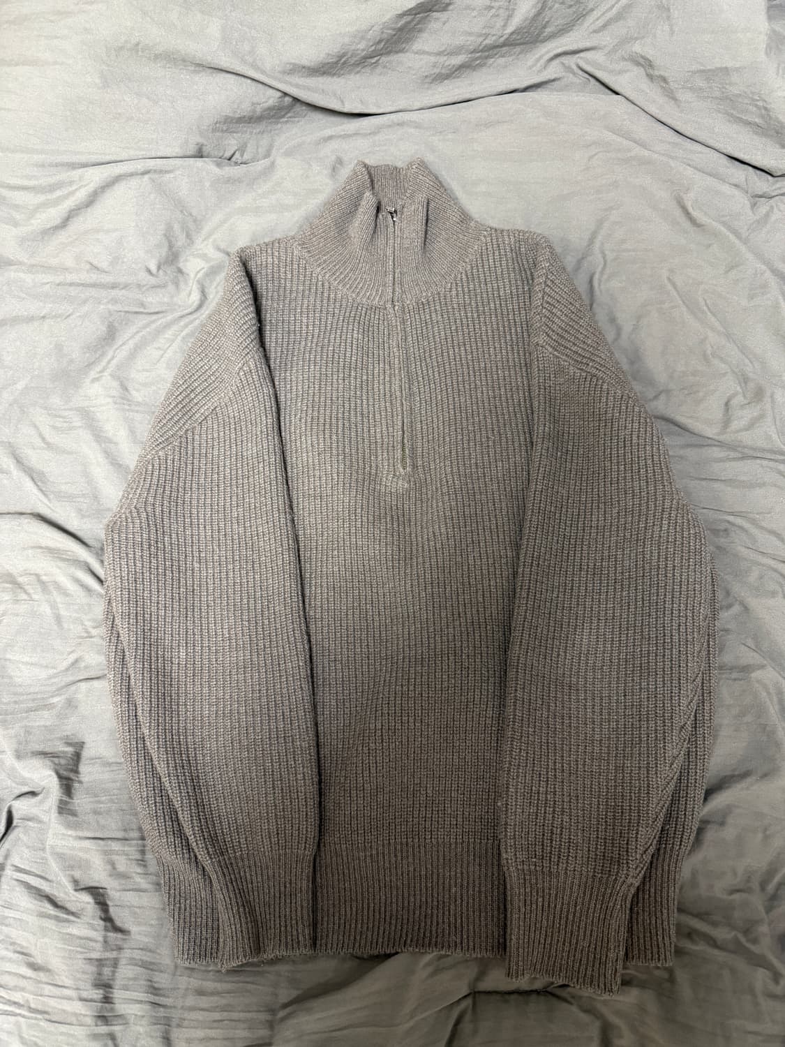 아트이프액츠 하프집업 니트 M 상품이미지1