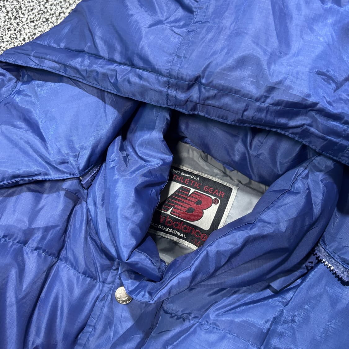 뉴발란스 재팬 다운 패딩 블루 (M) 상품이미지3