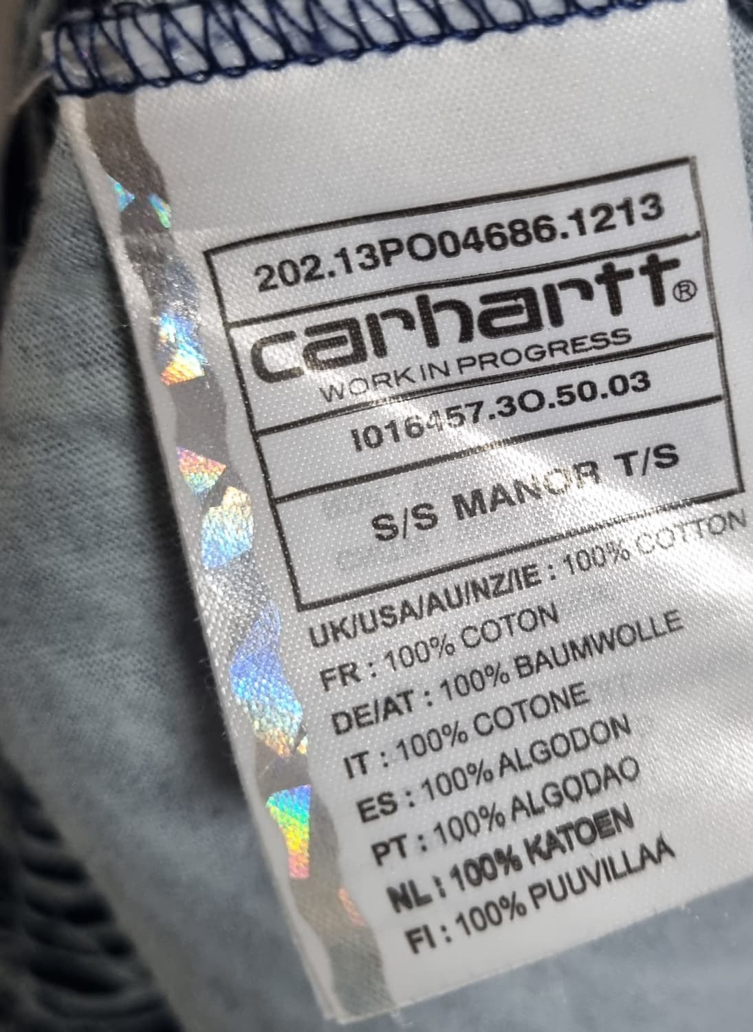 S ) 칼하트 WIP Manor 포켓 반팔티 상품이미지5