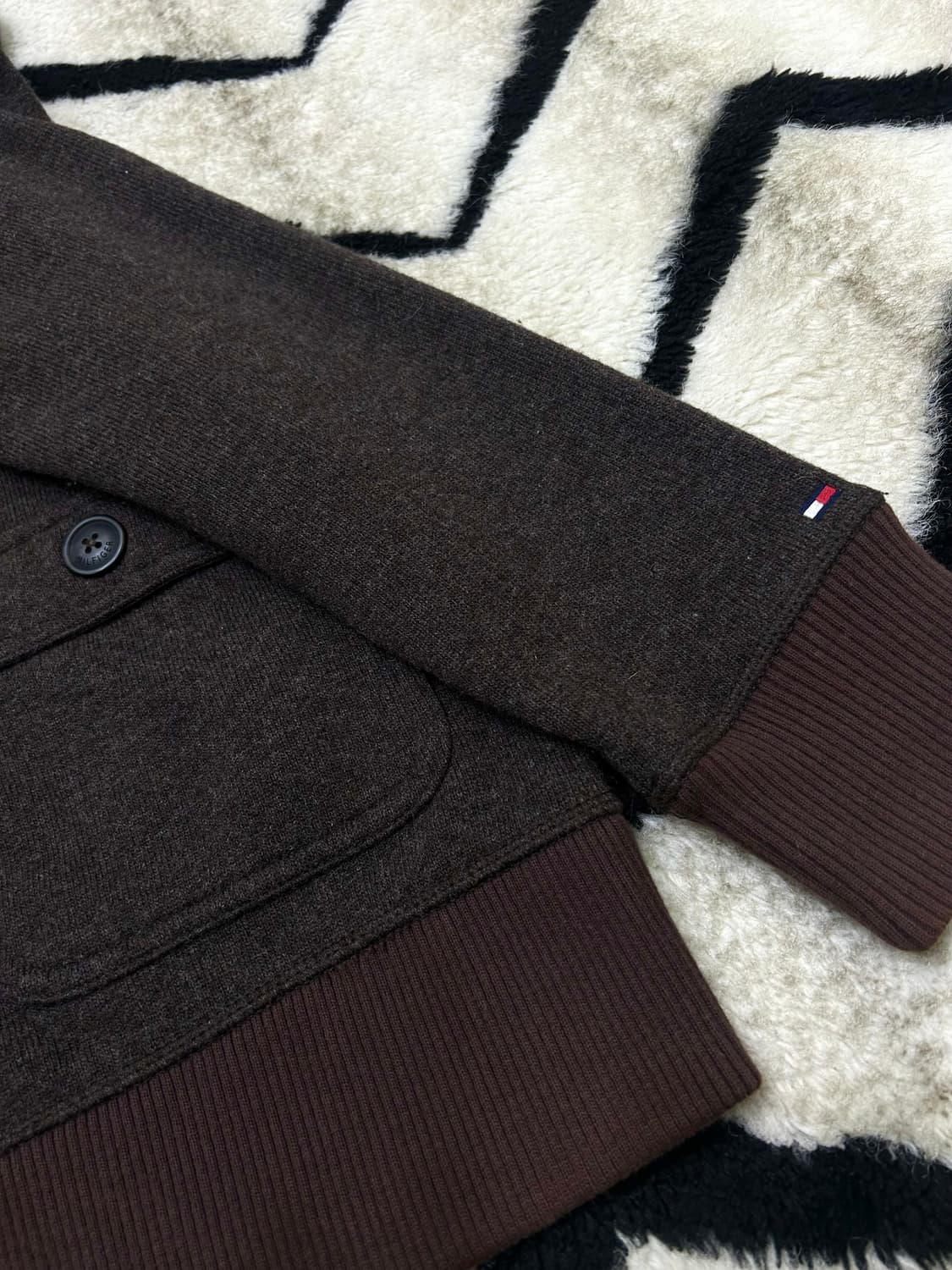 [L]타미힐피거 보카시 니트 가디건 자켓/브라운 상품이미지1