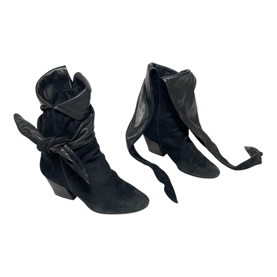 미하라 야스히로 드레이프 랩 부츠 상품이미지1