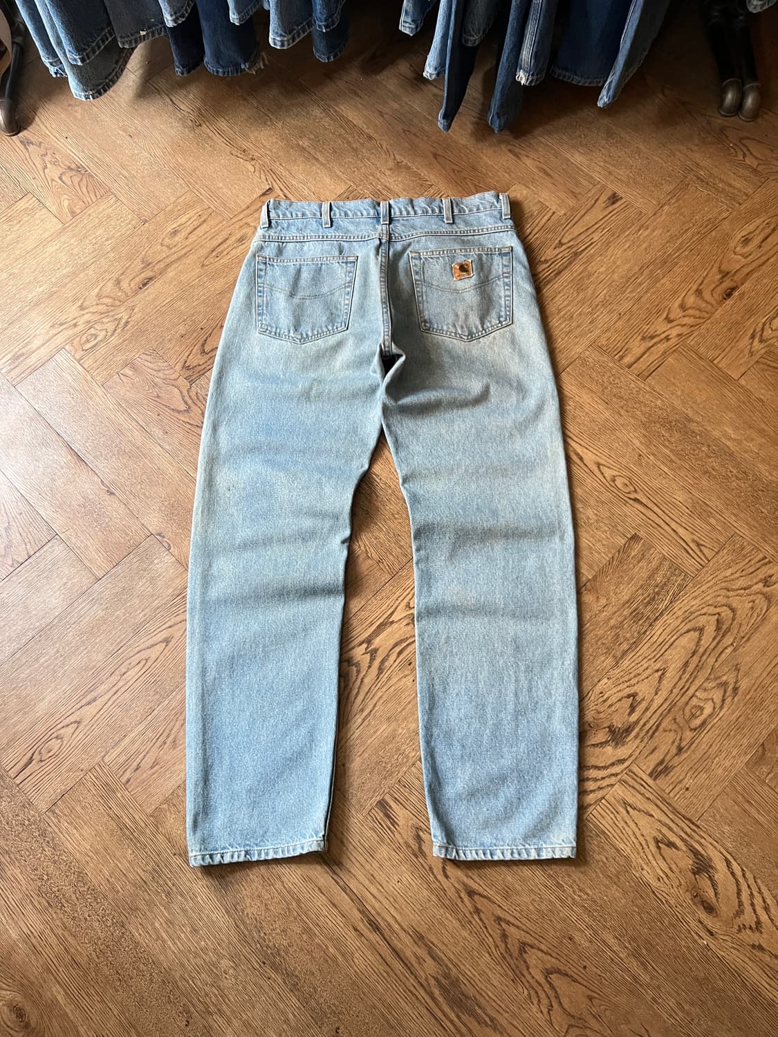 [34]칼하트 USA 빈티지 워싱 워크 데님 팬츠 상품이미지7