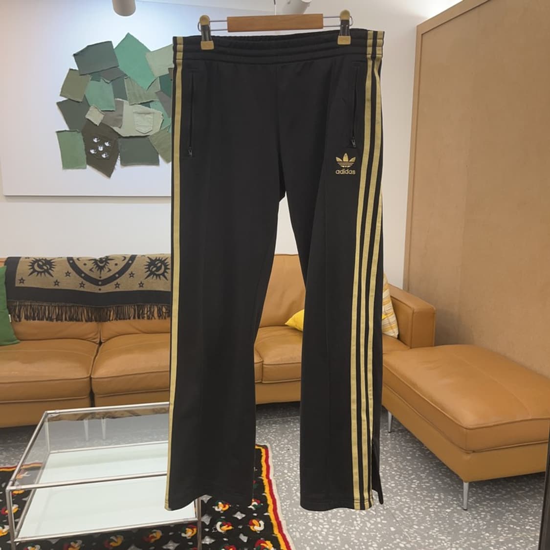 아디다스 00's 파이어버드 흑금 트랙팬츠 85 C06711 상품이미지3