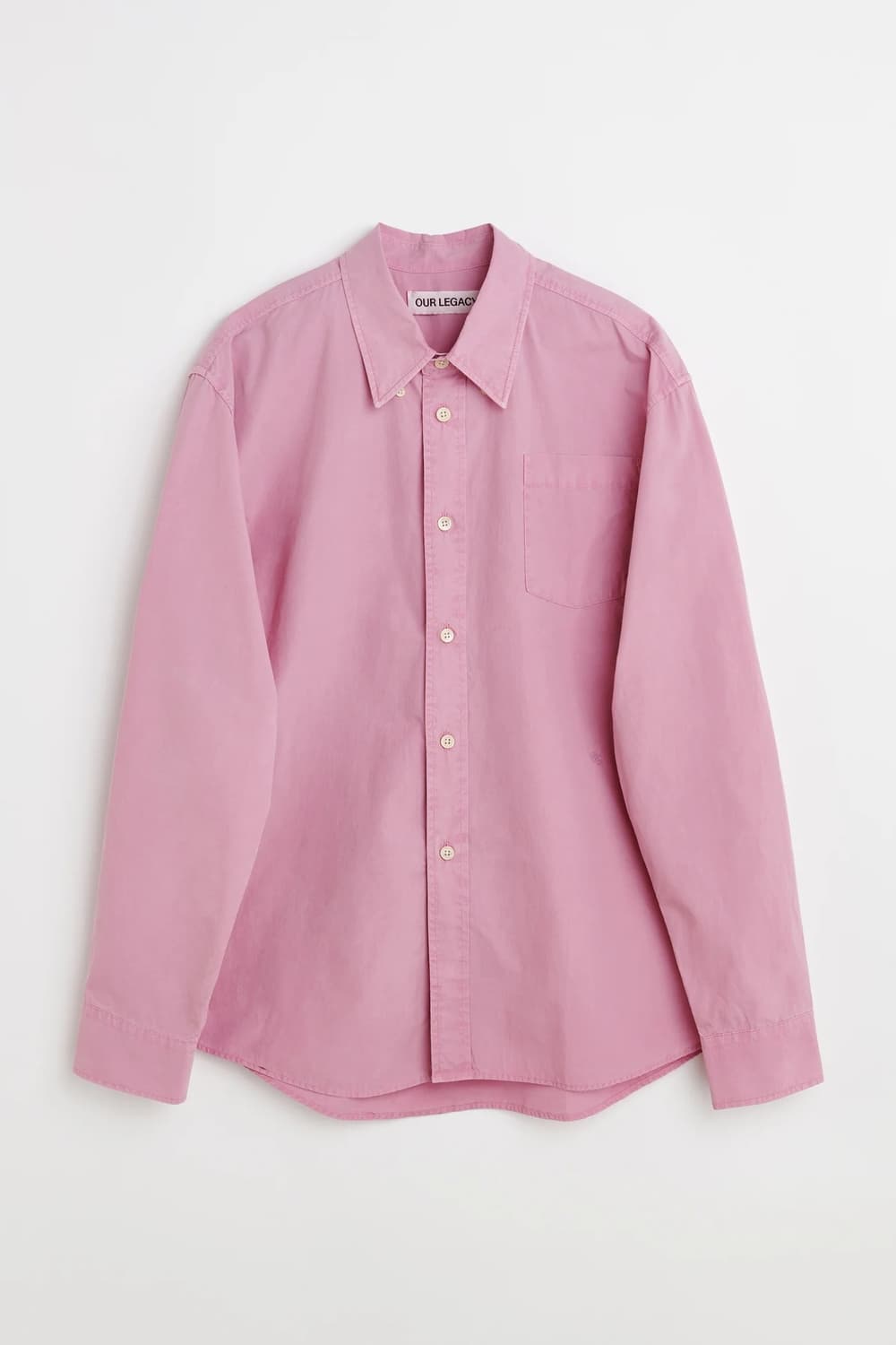 아워레가시 비욘드 더치스 핑크 포플린 셔츠 48(M) 사이즈 판매합니다. 상품이미지1