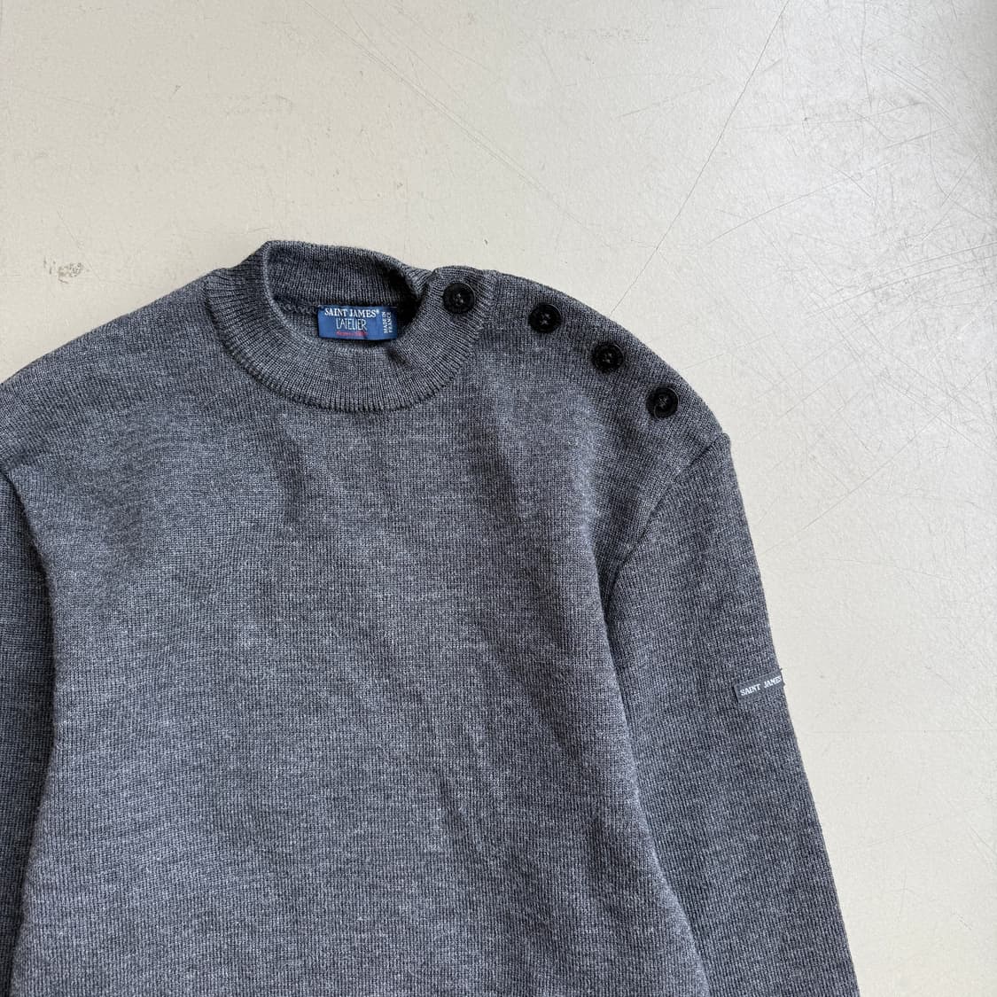 세인트 제임스 버튼 울 스웨터 상품이미지2