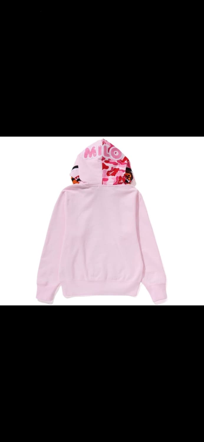 베이프 핑크 더블후드집업 상품이미지3