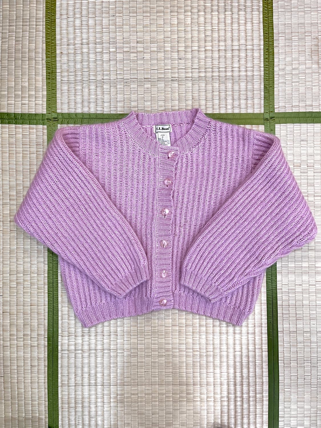 90s vintage L.L.Bean 모헤어 울 가디건 상품이미지1