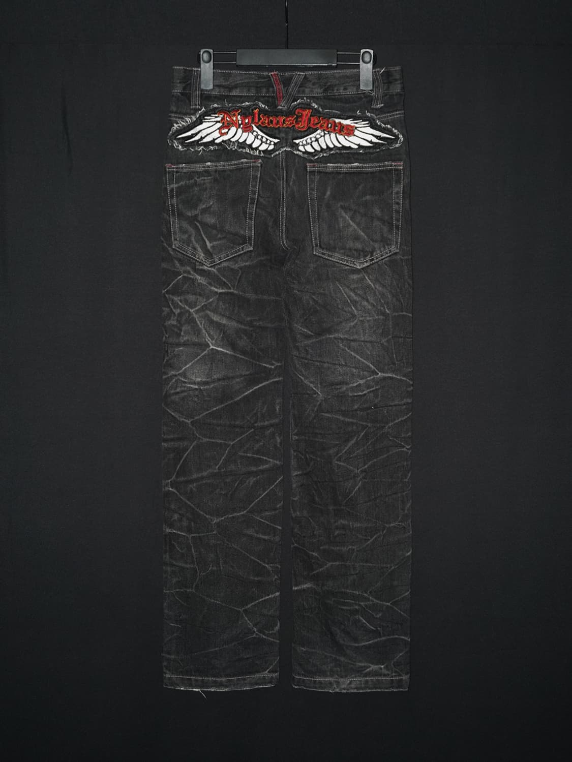 (nylaus) punk wing patch denim  상품이미지1