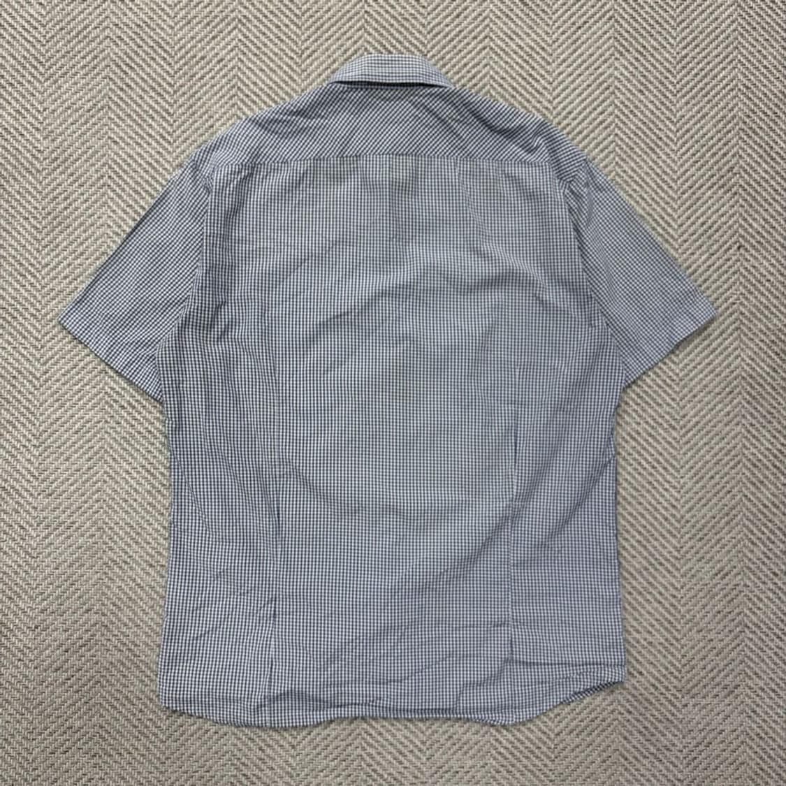 런던포그 잔체크 반팔셔츠 v1912 상품이미지2