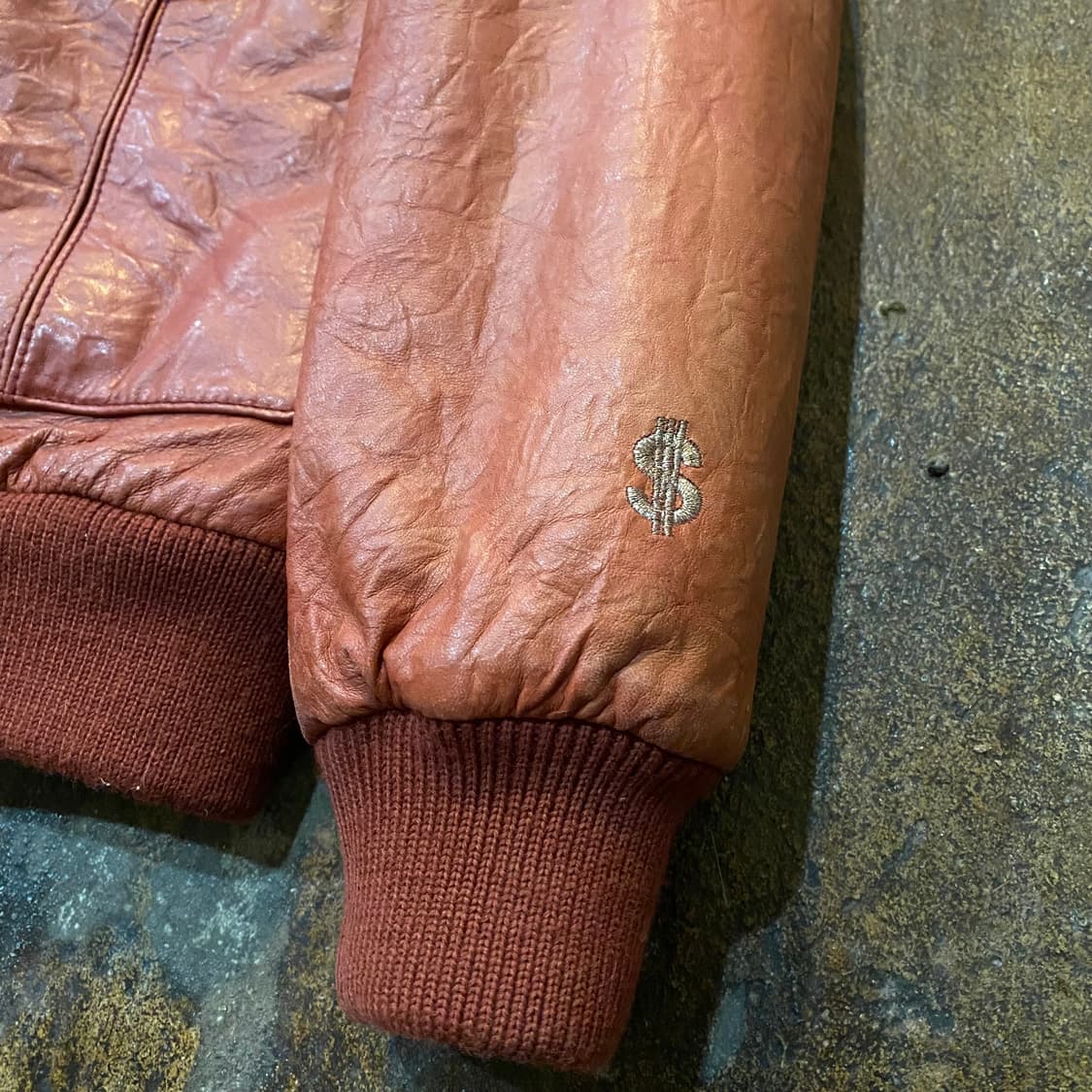 (L) 90s 스와거 swagger 레더자켓 상품이미지5